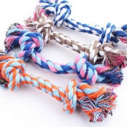 Braided Bone Rope Chew Knot Pet Toy